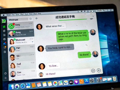 成功連結後在電腦上開始使用WhatsApp網頁版聊天